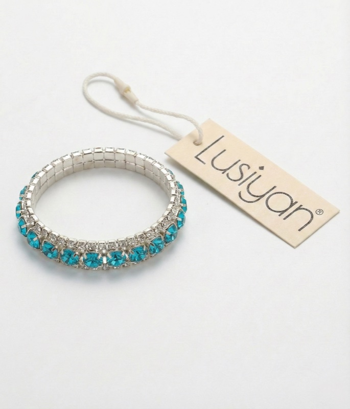 LUSIYAN Sapphire Tennis Bracelet